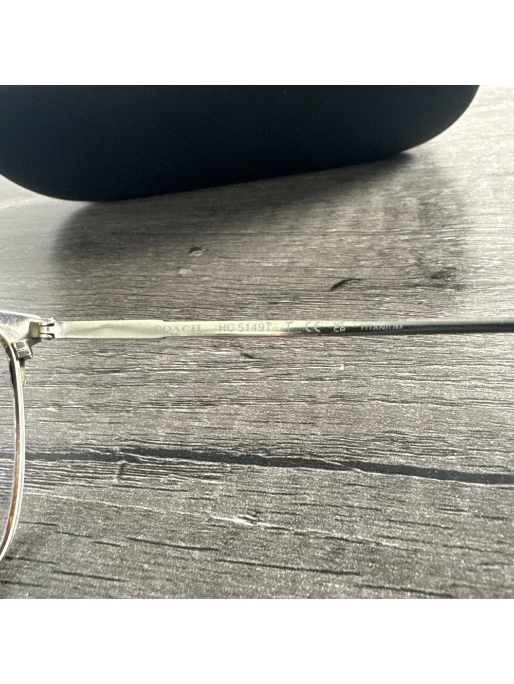 COACH Eyeglasses HC5149T TITANIUM 9005 BLACK/LIGHT GOLD FRAMES ONLY 56-19-145